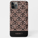 Buscar art deco iphone fundas Negro