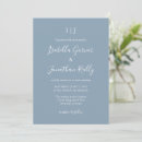 Buscar azul boda invitaciones Moderno