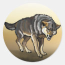 Buscar lobo gris pegatinas Depredador