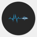 Buscar atún pegatinas Caña de pescar