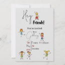 Buscar reunión de los amigos invitaciones Familia