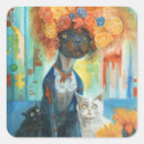 Buscar gatos lindos pegatinas Naranja