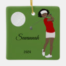 Buscar golf adornos Rojo