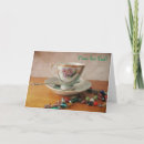 Buscar taza y platillo tarjetas Té