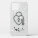 Buscar corazón plata iphone fundas Moderno