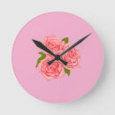 Buscar pink relojes de pared Roses
