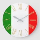 Buscar bandera italiana relojes de pared Elegante