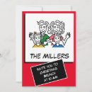 Buscar brunch del invitaciones de navidad Rojo