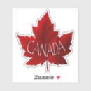 Buscar canadá pegatinas Rojo