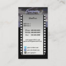 Buscar cineasta tarjetas de visita Productor de películas