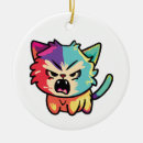 Buscar gato enojado adornos Gatito