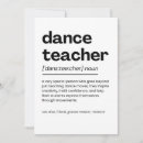 Buscar profesor de la danza tarjetas Profesores