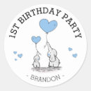 Buscar elefantes azules pegatinas Para niños