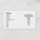 Buscar caduceo tarjetas de visita Medicina
