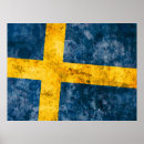 Buscar bandera de suecia posters Azul