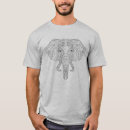 Buscar cabeza del elefante camisetas Mandala