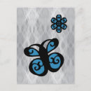 Buscar mariposa negra y azul postales General y unisex