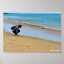 Buscar niña en la playa posters General y unisex