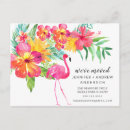 Buscar flamencos rosados invitaciones Tropical