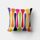 Buscar arte pintado a mano cojines Negro