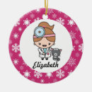 Buscar veterinario adornos Para ella