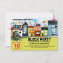Buscar vecindad invitaciones Fiesta de bloque