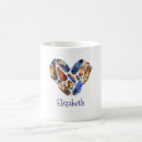 Buscar corazones caprichosos tazas Para todos