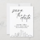 Buscar city skyline invitaciones Blanco y negro