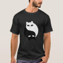 Buscar gatos de yang del yin camisetas Divertido
