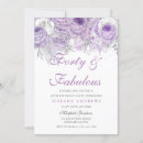 Buscar o cuarenta y fabuloso invitaciones 40 cumpleaños Para todos