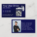Buscar transporte tarjetas de visita Chófer