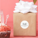 Buscar recién nacido pegatinas Monograma