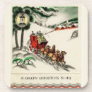 Buscar carruaje posavasos Navidades