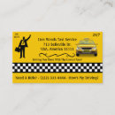 Buscar taxi tarjetas de visita Transporte