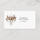 Buscar skull tarjetas de visita Boho