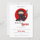 Buscar ninja invitaciones Cualquier niño
