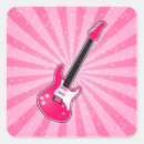 Buscar guitarra eléctrica pegatinas Rosa
