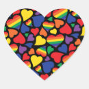 Buscar modelo corazon pegatinas Arco iris