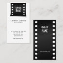 Buscar negativo tarjetas de visita Tira de la película