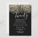 Buscar veinte invitaciones Negro