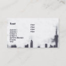 Buscar paisajes urbanos tarjetas de visita Horizonte