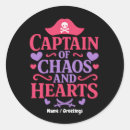 Buscar pirata y corazón pegatinas General y unisex