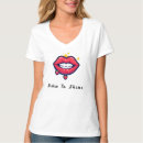 Buscar labios brillantes camisetas Para ella