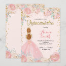 Buscar quinceanera elegante invitaciones Floral