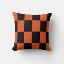 Buscar negro y naranja cojines Forma