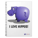 Buscar hipopótamo cuadernos Morado