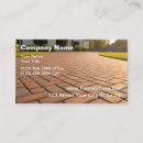 Buscar pavimento tarjetas de visita Construcción