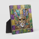 Buscar máscaras placas fotograbadas Mardi gras