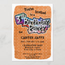 Buscar graffiti invitaciones Para niños