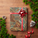 Buscar montañas papel de regalo Patrón